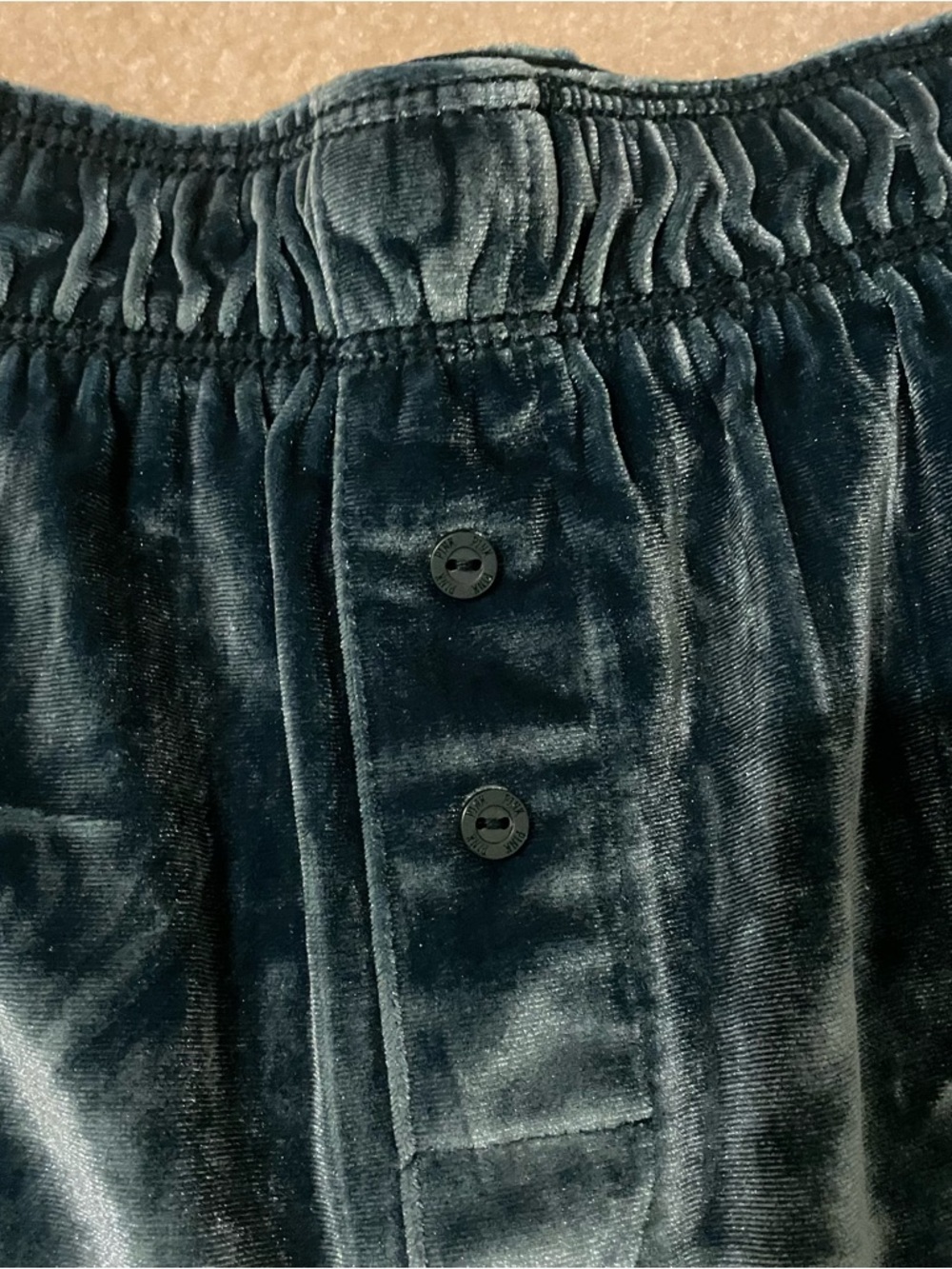VS. PINK bling velvet sleep shorts X-small like new - Picture 5 of 8